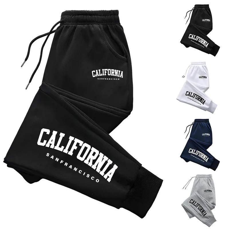 Yoga Fitness California - Pantalones de chándal informales para mujer,