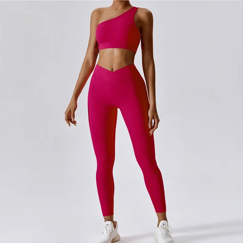 Yoga Fitness Hoodie - Conjunto de Yoga acanalado, ropa deportiva