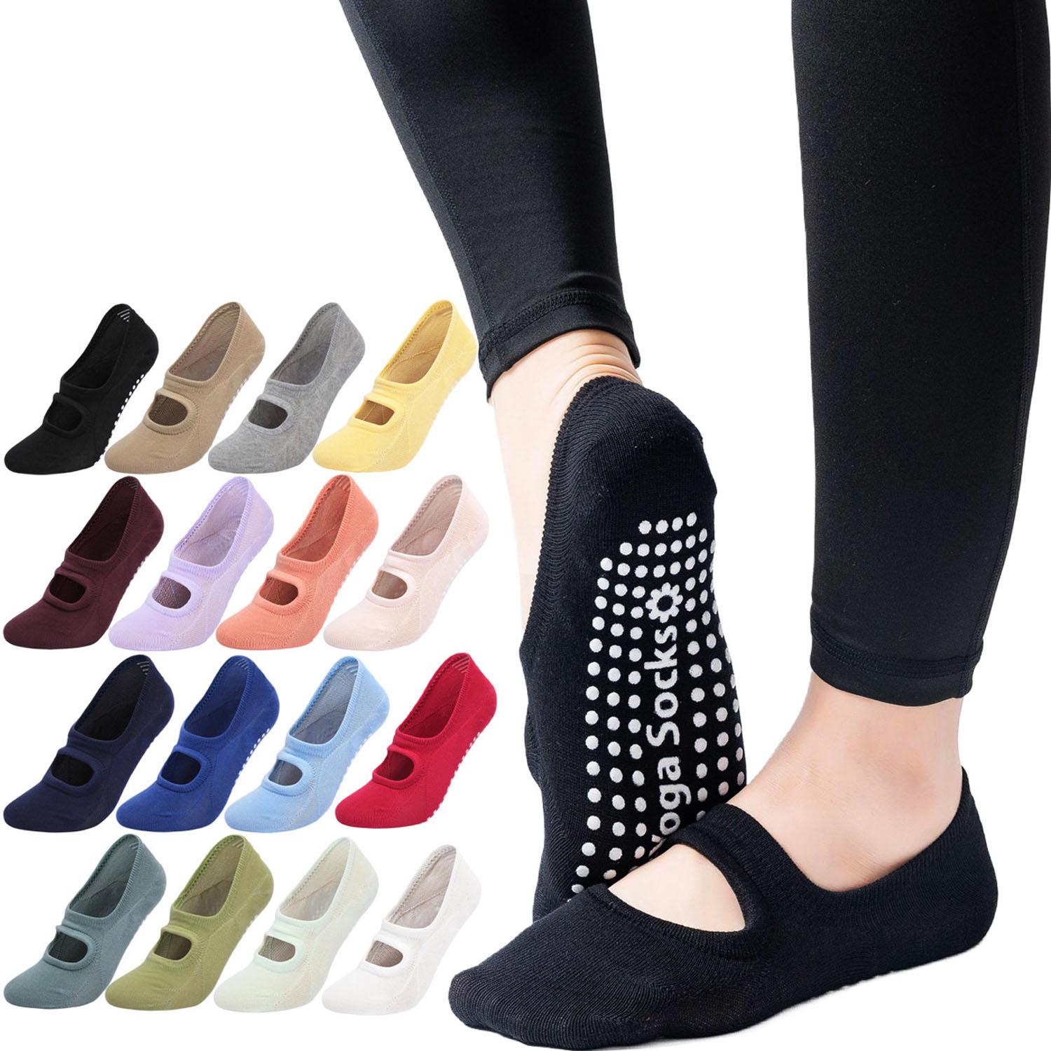 Yoga Fitness Dance - Calcetines de Yoga de Alta Calidad