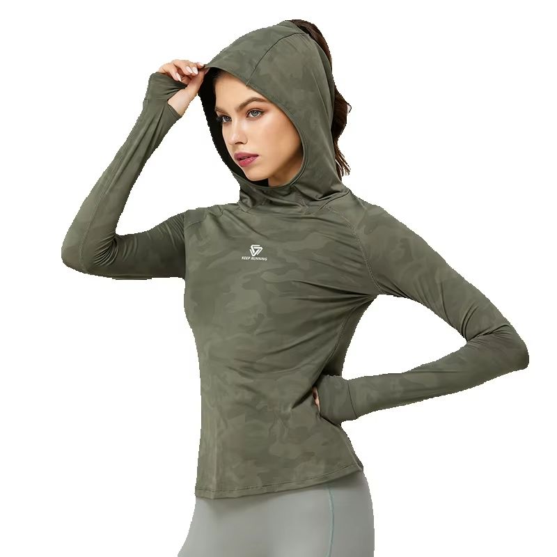 Yoga Fitness Hoodie - Sudaderas con capucha deportivas para mujer,