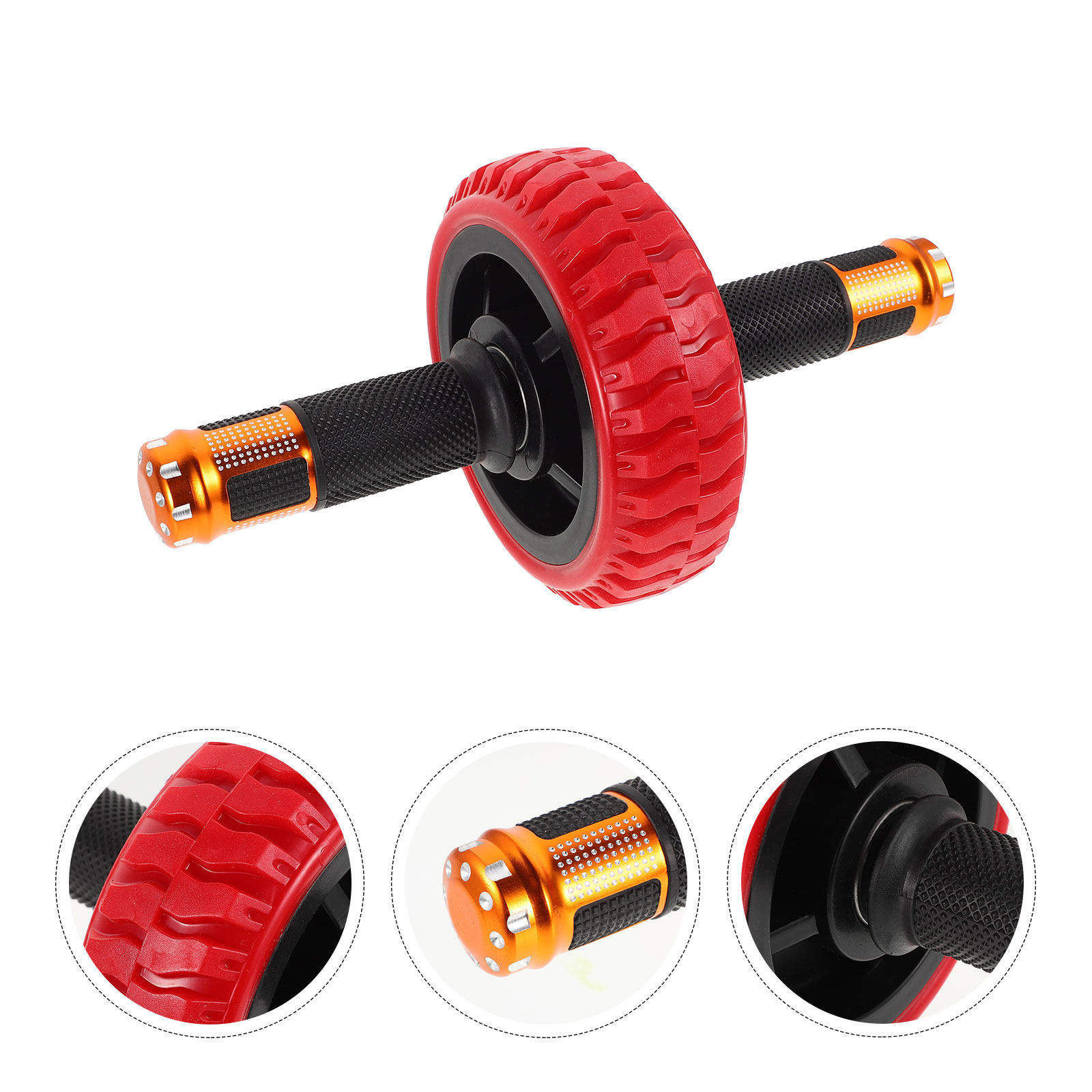 Ab Wheel Roller - Rueda Abdominal Compacta con Asas Ergonómicas,