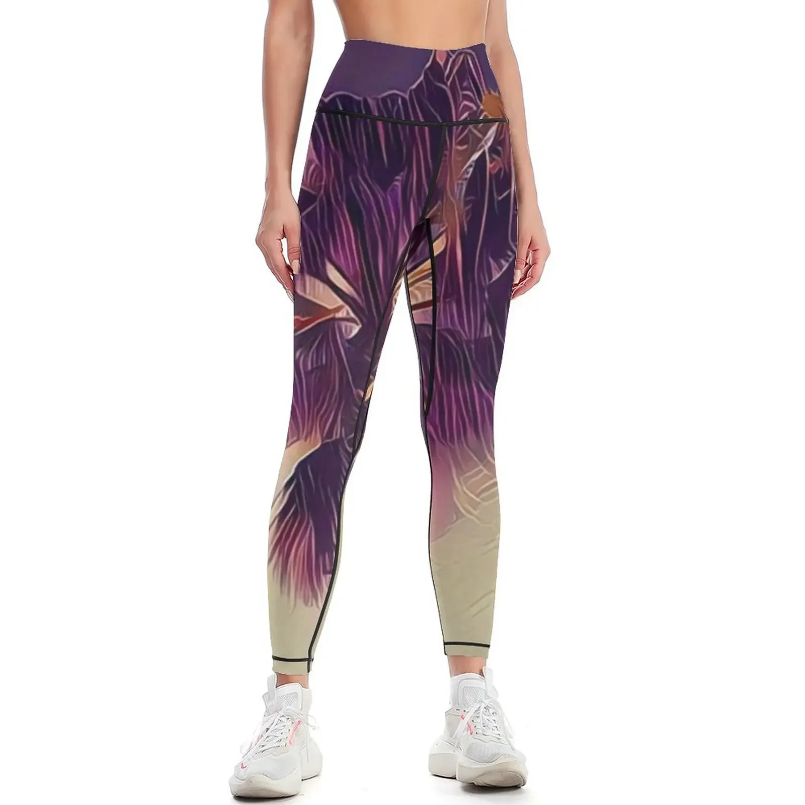 Yoga Fitness California - Leggings California Palm Cinema K1, ropa