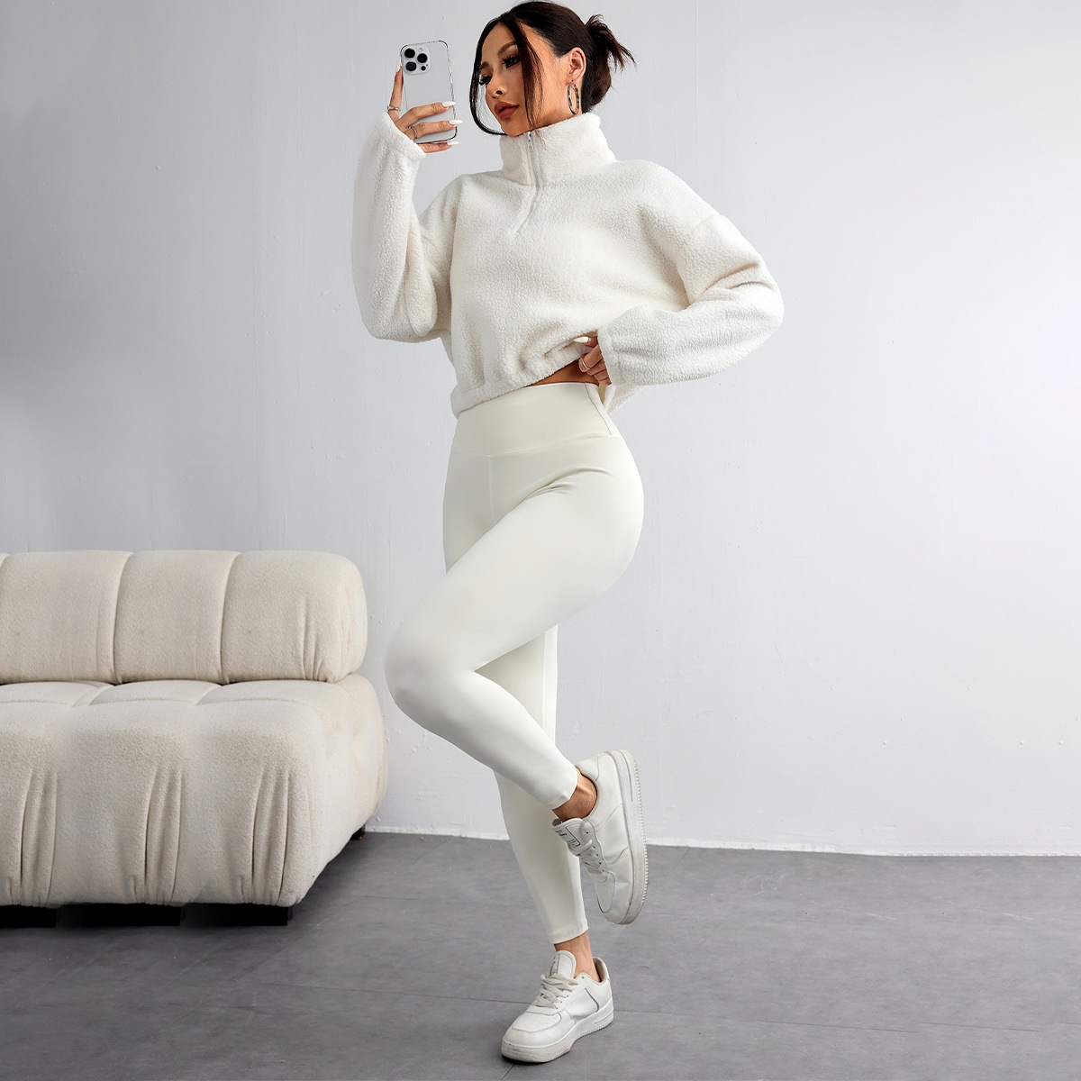 Nuevo traje de Yoga elástico d - Yoga Fitness Hoodie reseña y precio