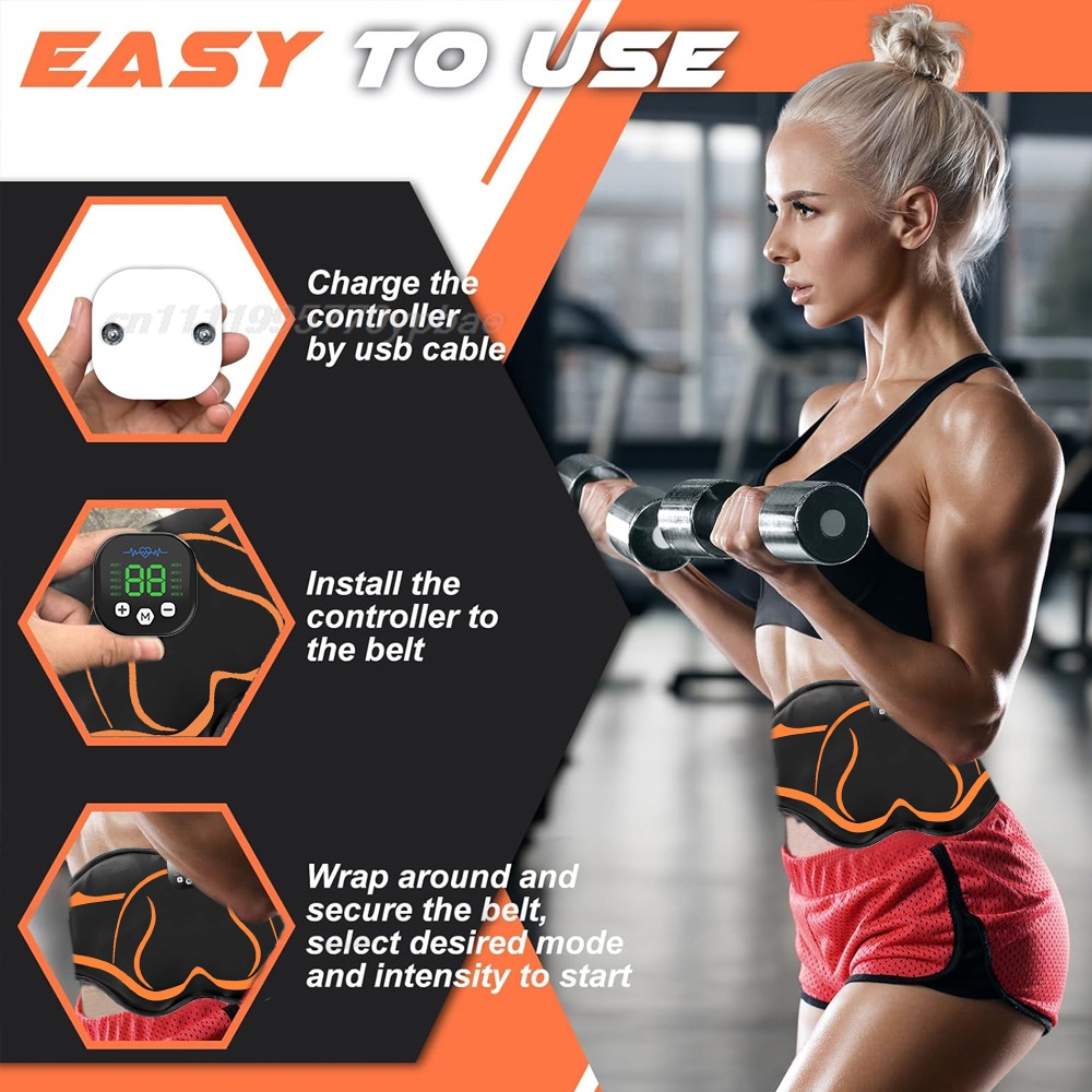 Cinturón Abdominal EMS, Estimu - Waist Trainer Women reseña y precio