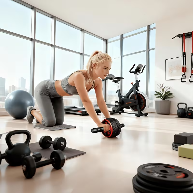 Rueda Abdominal y Tapete para  - Ab Wheel Roller reseña y precio