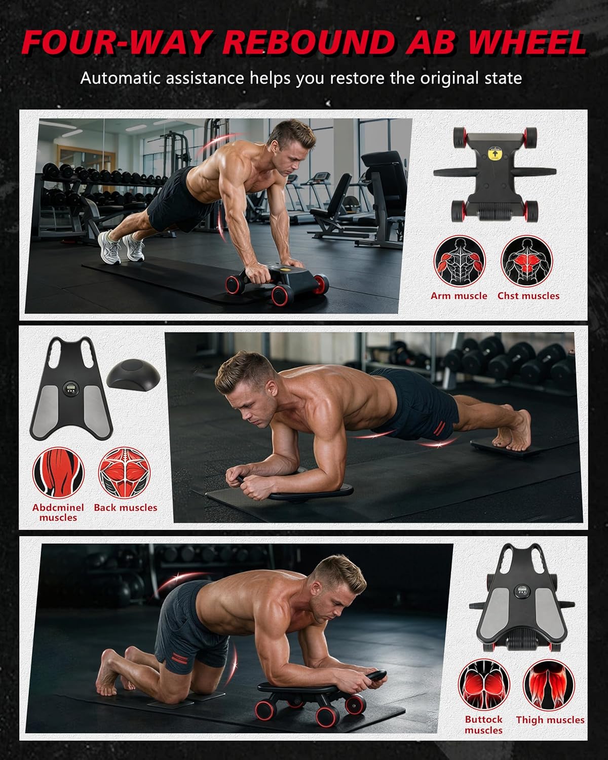 Rueda Abdominal, Rodillo Abdom - Ab Wheel Roller reseña y precio