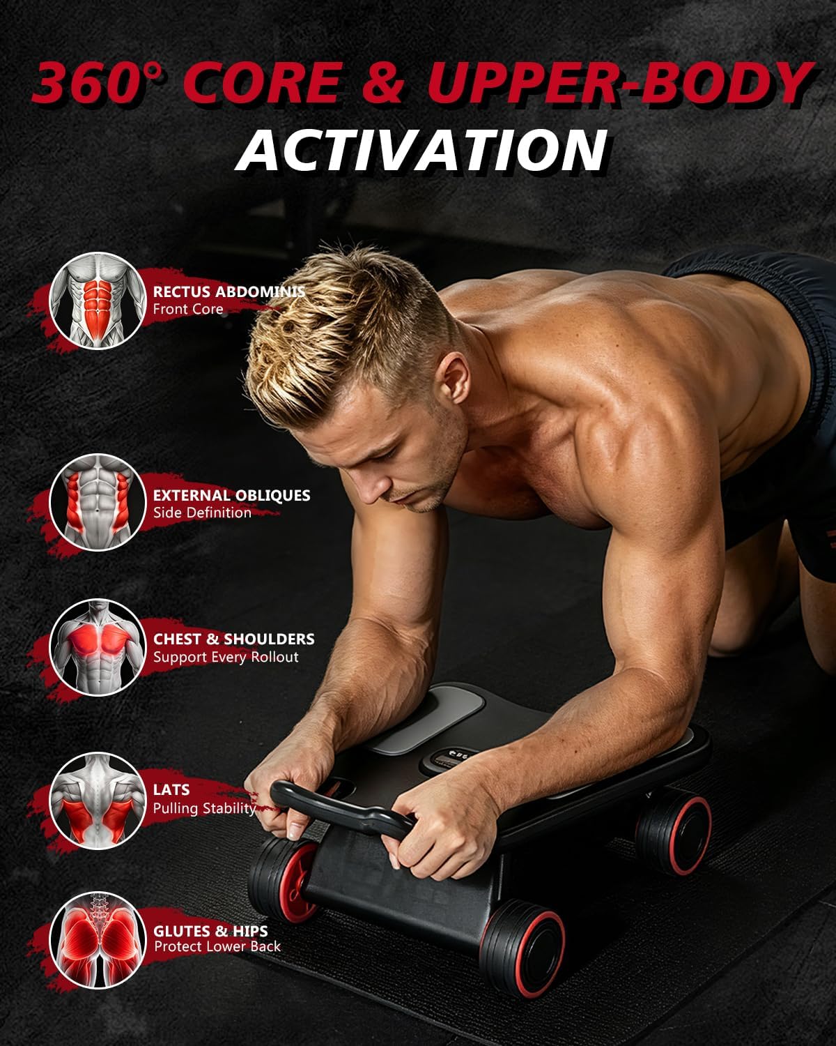Rueda Abdominal, Rodillo Abdom - Ab Wheel Roller reseña y precio