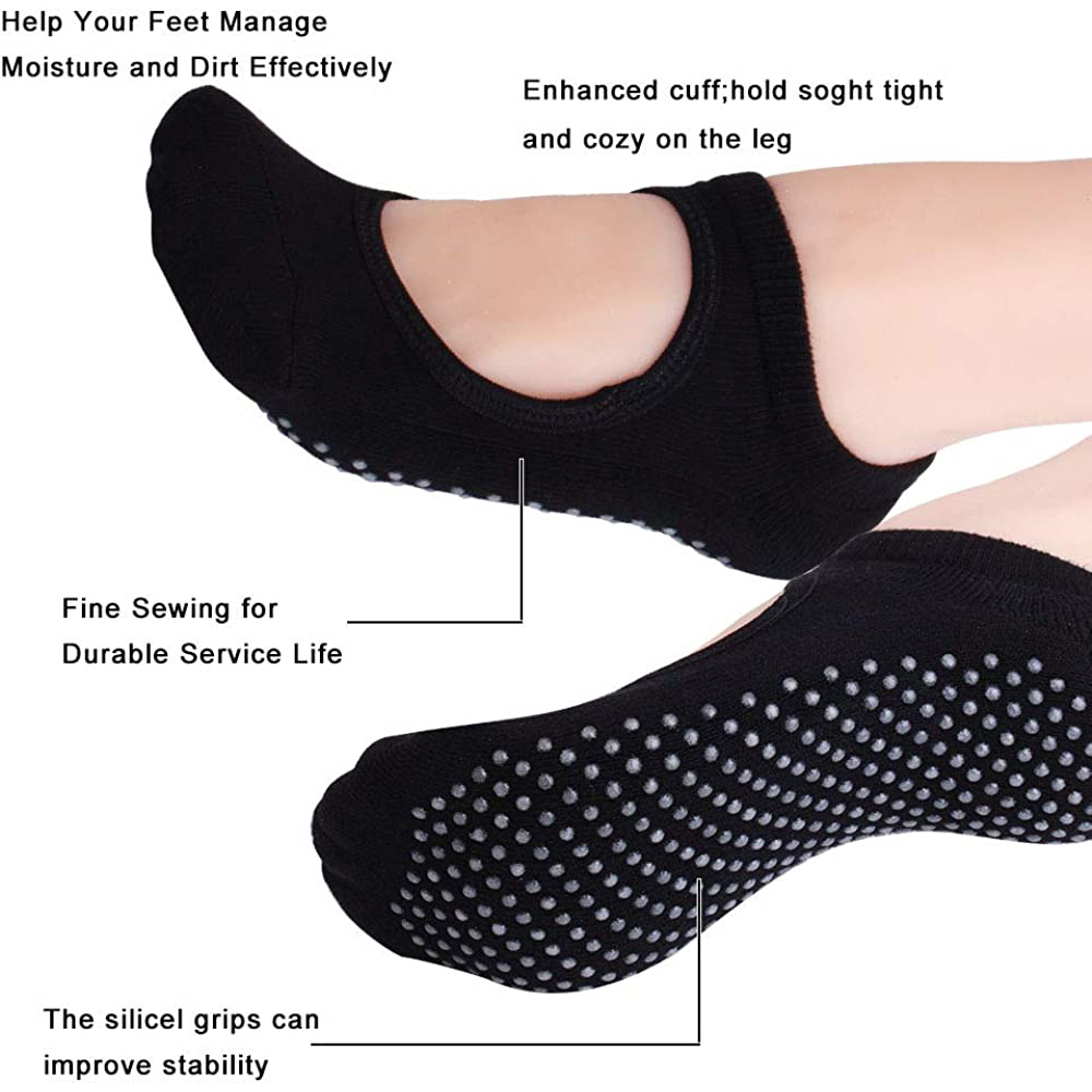 Calcetines antideslizantes con - Yoga Fitness Dance reseña y precio
