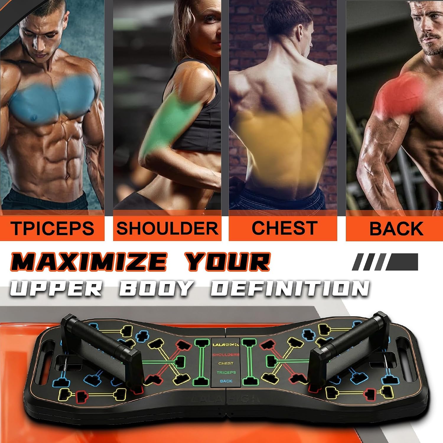 Tabla de Push-Up LALAHIGH, Equ - Ab Wheel Roller reseña y precio