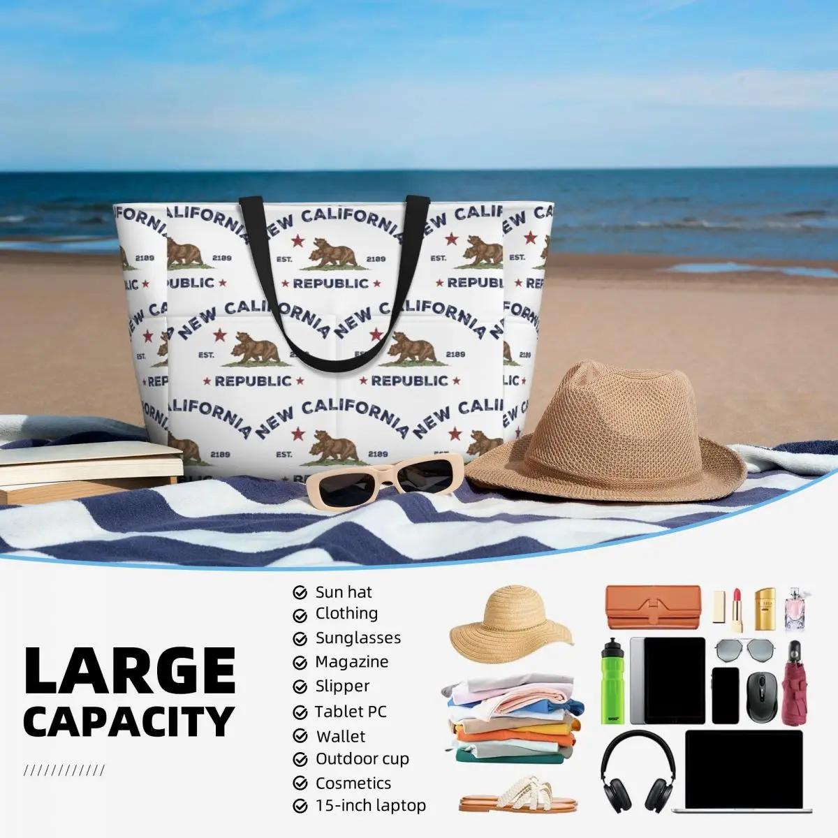 Nueva Bolsa de Playa Californi - Yoga Fitness California reseña y precio